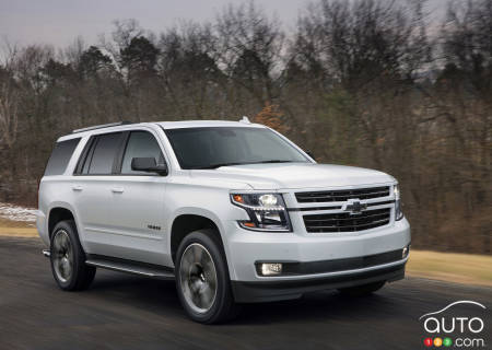 2020 Chevrolet Tahoe RST, on the road